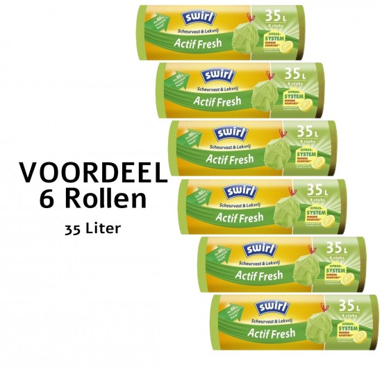 Swirl vuilniszakken Actif Fresh