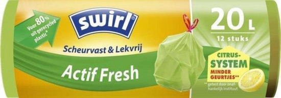 Swirl vuilniszakken Actif Fresh