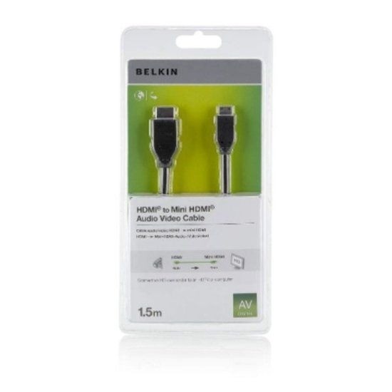 Belkin hdmi to mini hdmi cbl 15m