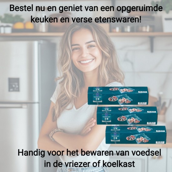 Diepvrieszakjes met zipsluiting 5 liter 2