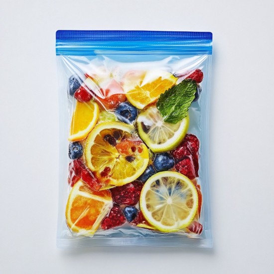 Diepvrieszakjes met zipsluiting 5 liter voor fruit