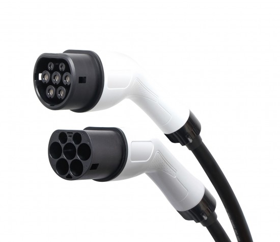 Laadkabel Type 2 voor Elektrische Auto - 3 fase 16A 11 kW 8 meter