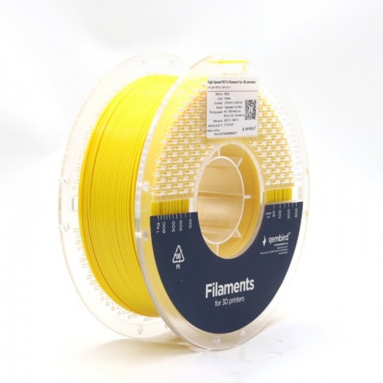 High speed petg filament geel 175 mm 1 kg