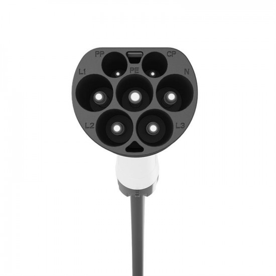 Laadkabel Type 2 voor Elektrische Auto - 3 fase 32A 22 kW 8 meter
