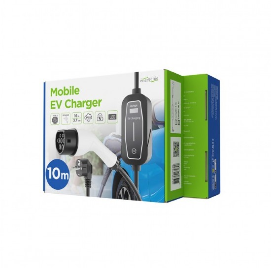 Mobiele Thuislader Type 2- Schuko 3,7kW , EV laadkabel