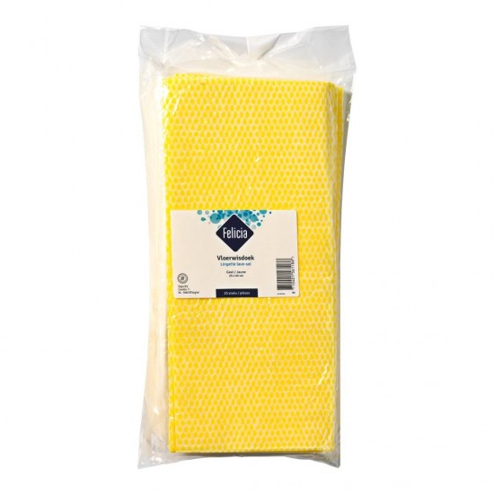 Felicia vloerwisdoek 25x60cm - 25 stuks