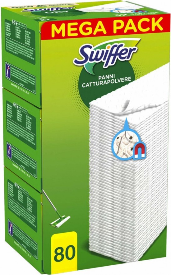Swiffer sweeper Dry navulling sotfdoek 80 stuks