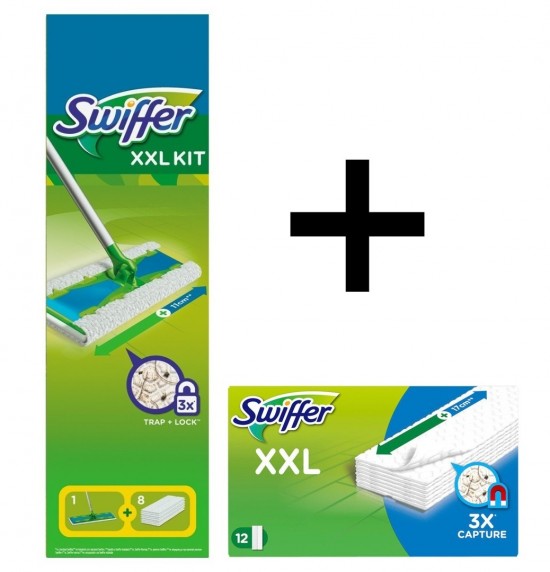 Swiffer xxl vloerreiniger starterkit 12 doeken
