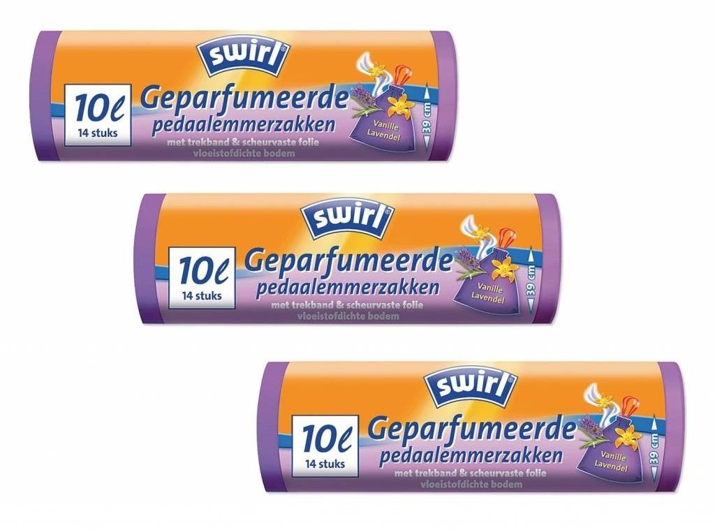 geparfumeerde Swirl vuilniszakken Megabuyer