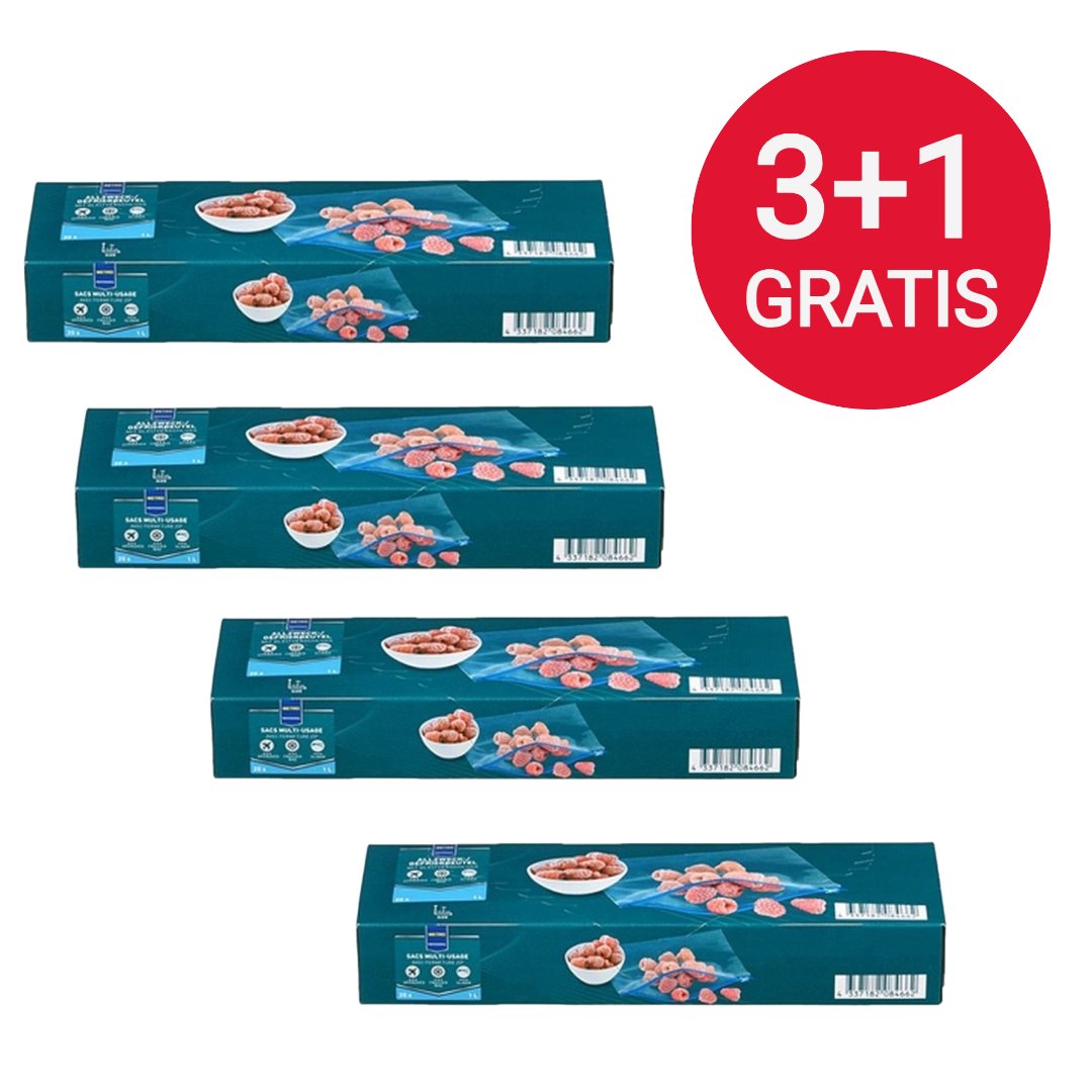 Diepvrieszakjes 1 liter