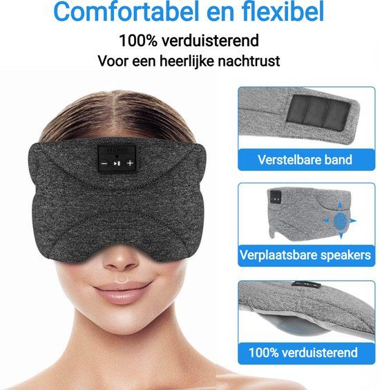 slaapmasker bluetooth met muziek Megabuyer